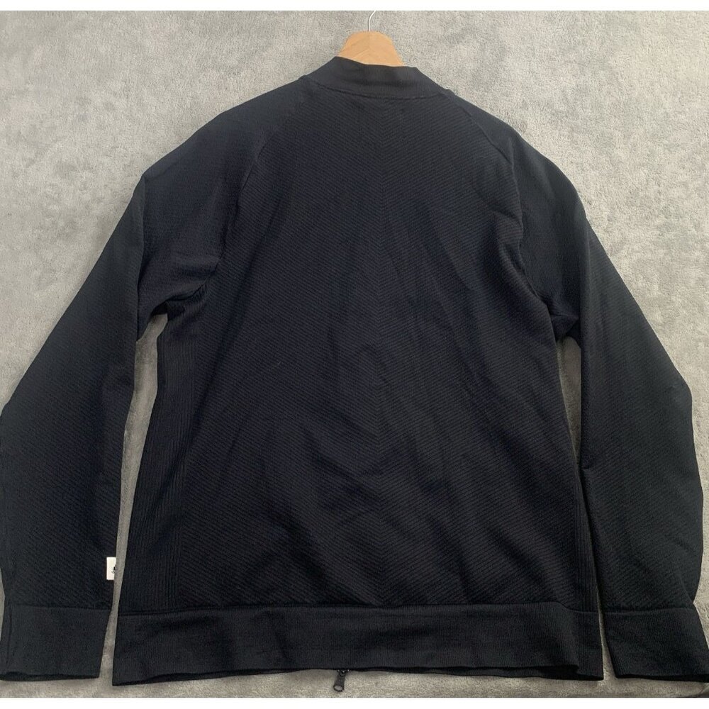 Adidas Reigning Champ Jacket Mens Large Gray Full Zip Knit Athletic Outerwear - Picture 8 of 9